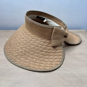Magid Hats Wide Brim Sun Visor Tan 100% Paper Lightweight Sun Visor Travel Hat